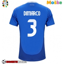 Moške Nogometnih dresov Italija Federico Dimarco #3 Domači EP 2024 Kratki rokavi